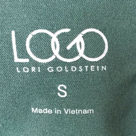 LOGO By Lori Goldstein Knit Tunic Top Green Sz S - Picture 5 of 6